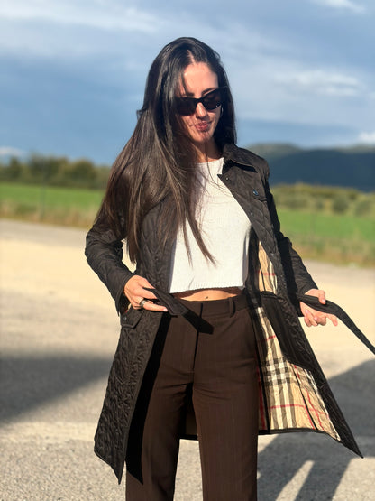 Piumino lungo Burberry TG. S