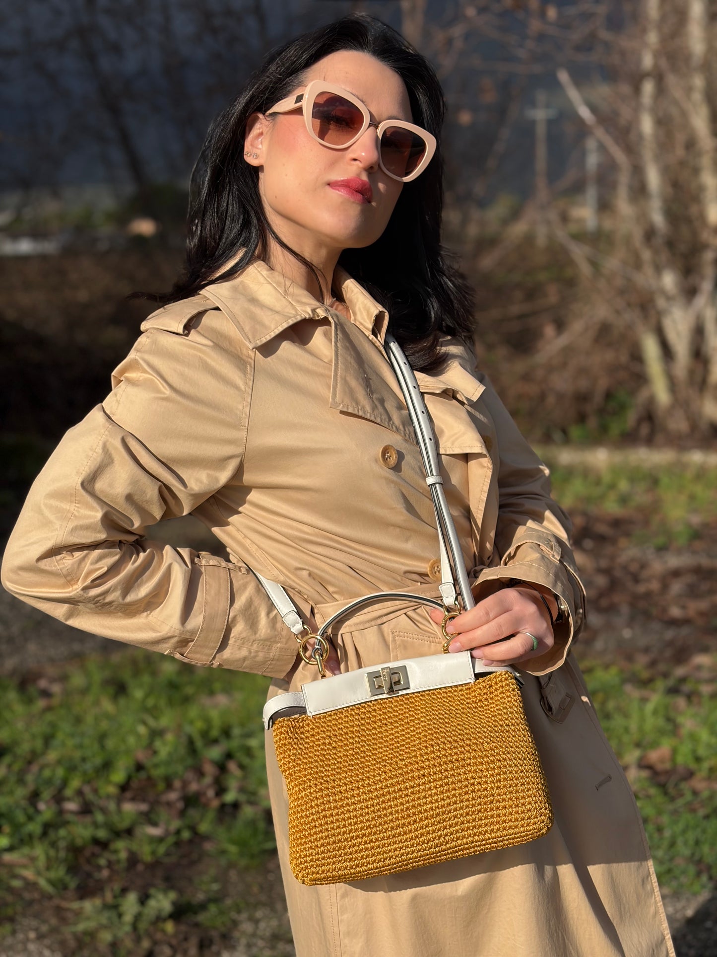 Borsa Peekaboo small Fendi