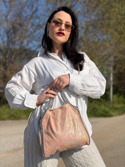 Borsa Mini Falabella Stella McCartney rosa