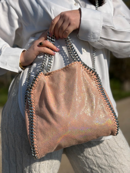 Borsa Mini Falabella Stella McCartney rosa