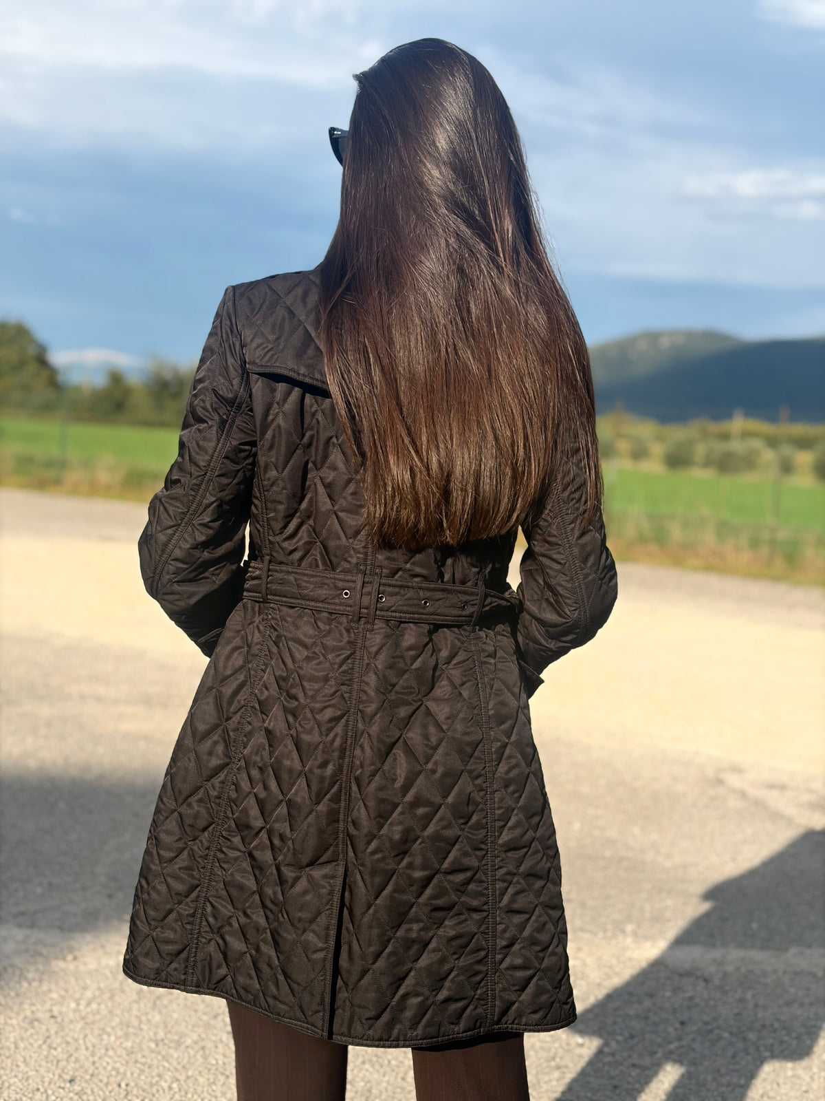 Piumino lungo Burberry TG. S