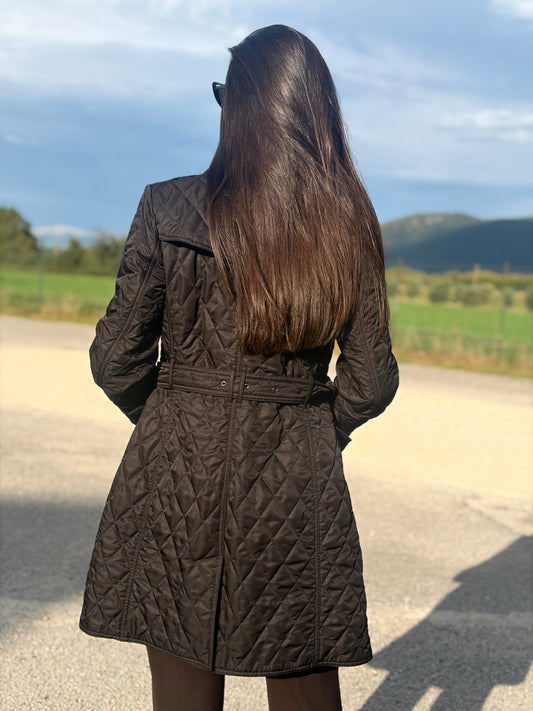 Piumino lungo Burberry TG. S