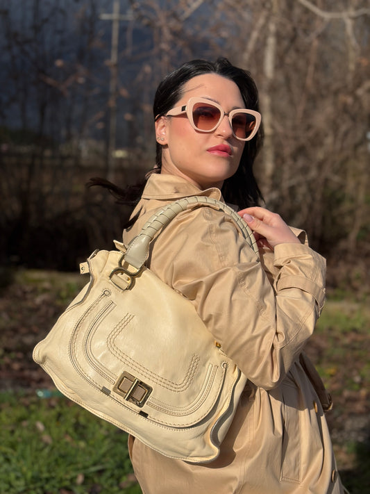 Borsa Chloé Marcié beige