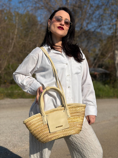 Le Petit Panier Soli Jacquemus beige