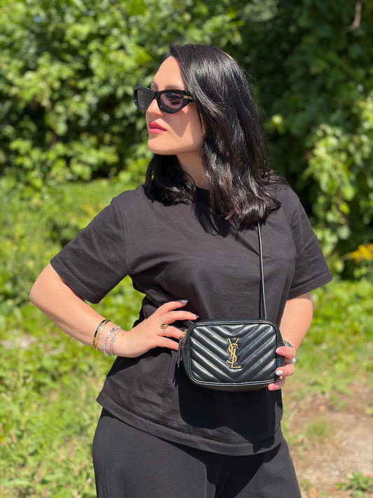 Marsupio Lou Saint Laurent nero