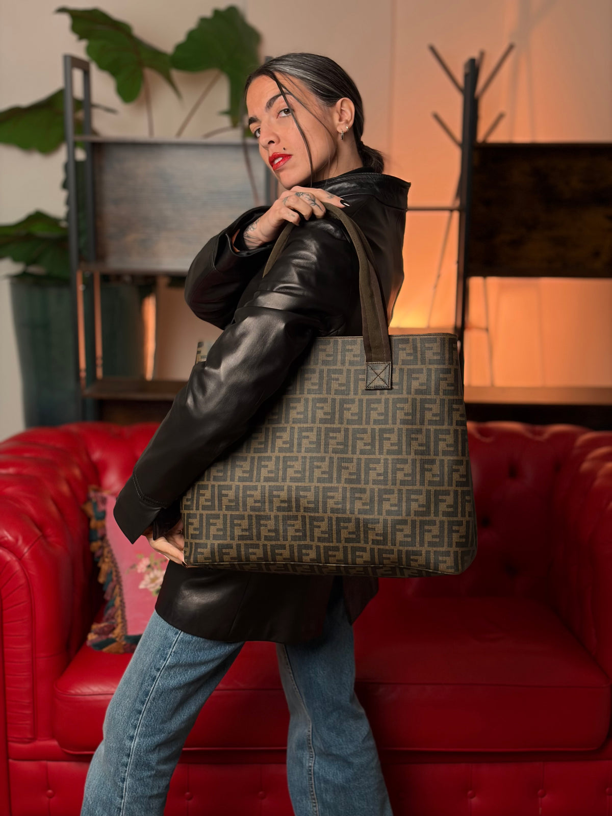 Tote Fendi Zucca (canvas, tabacco) – foto 1 di 14
