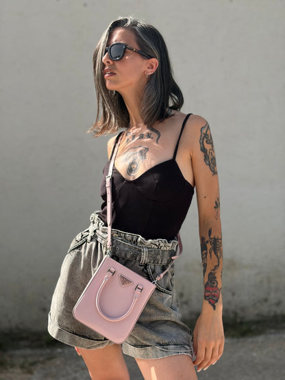 Mini tote Prada con tracolla