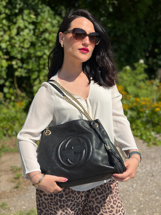 Shopper Gucci Soho nera