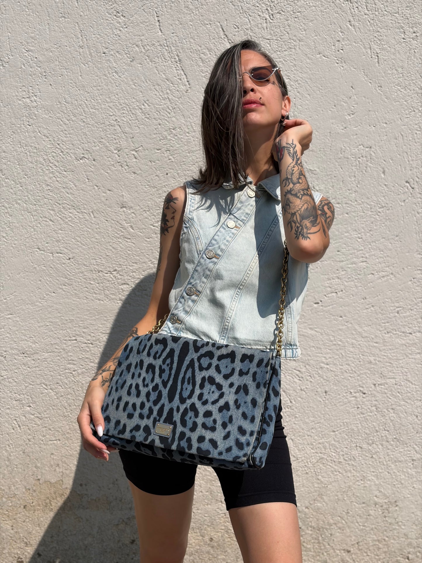 Borsa in denim Dolce & Gabbana