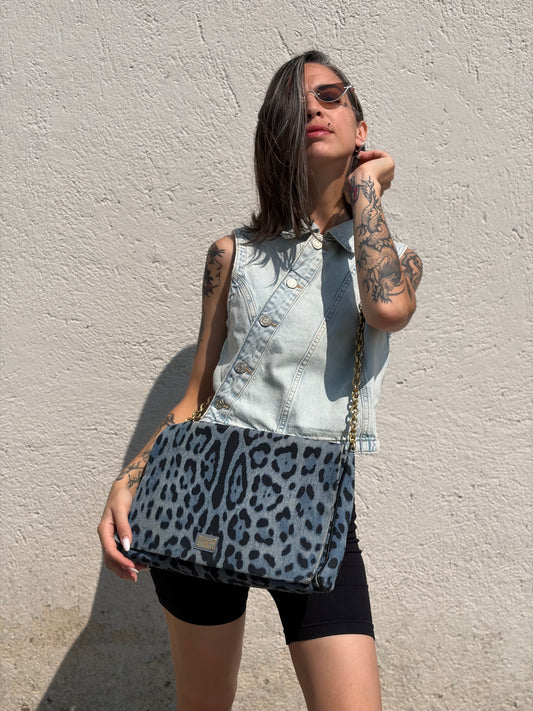 Borsa in denim Dolce & Gabbana