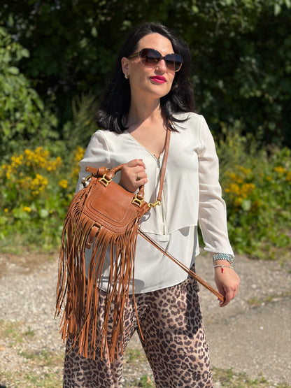 Borsa Chloè Marcie frange