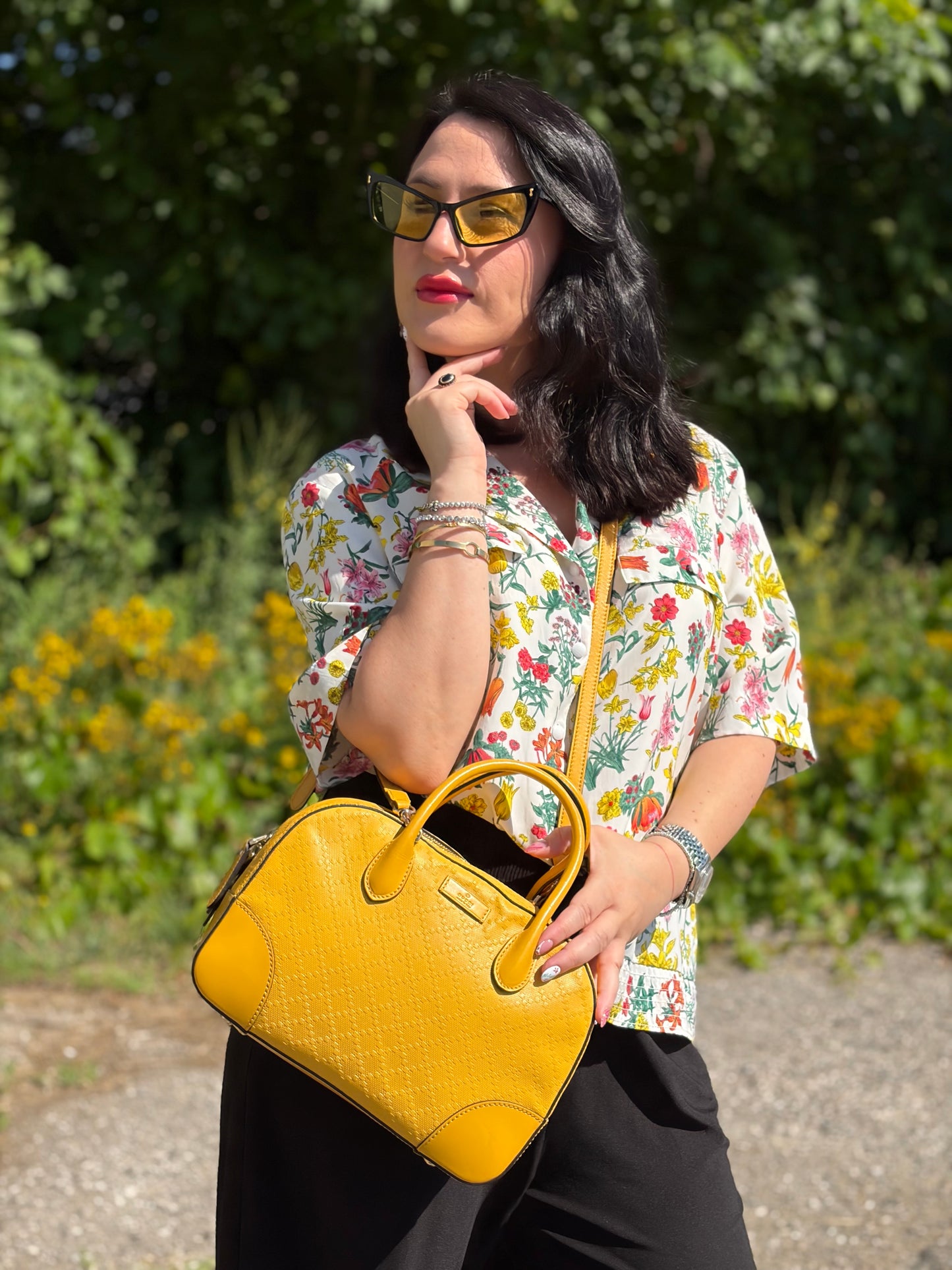 Bauletto Gucci diamante
