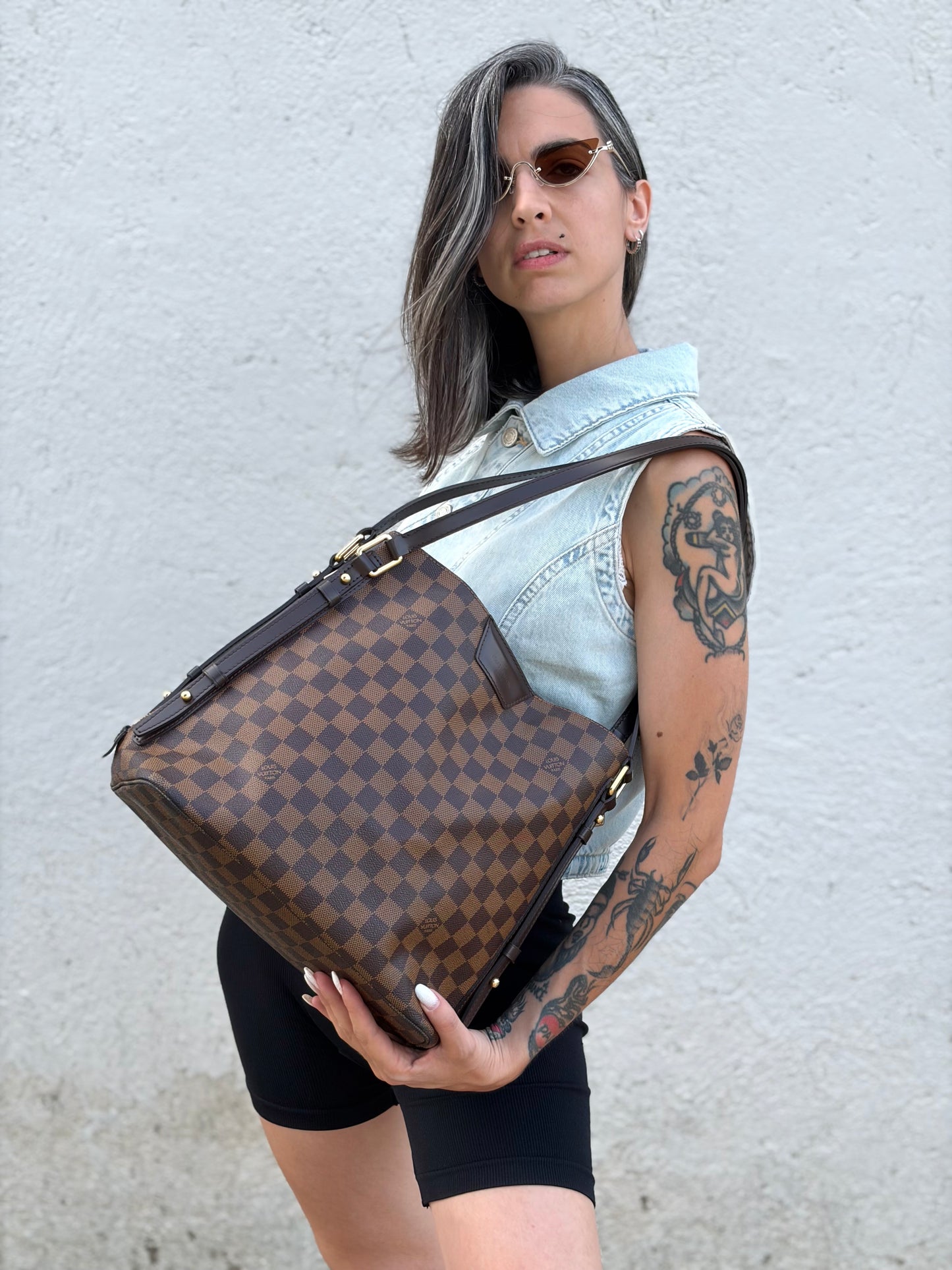 Borsa Rivington Damier Ébène Louis Vuitton