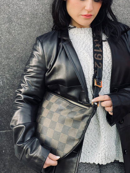 Tracolla Fendi scacchi