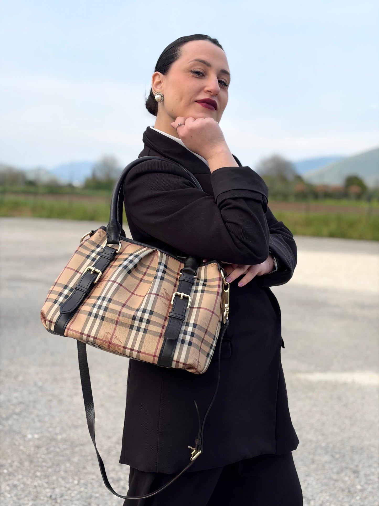 Shopper Burberry tartan