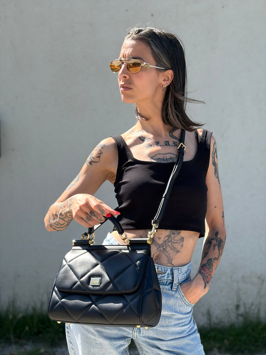 Borsa Miss Sicily Dolce&Gabbana  trapuntata