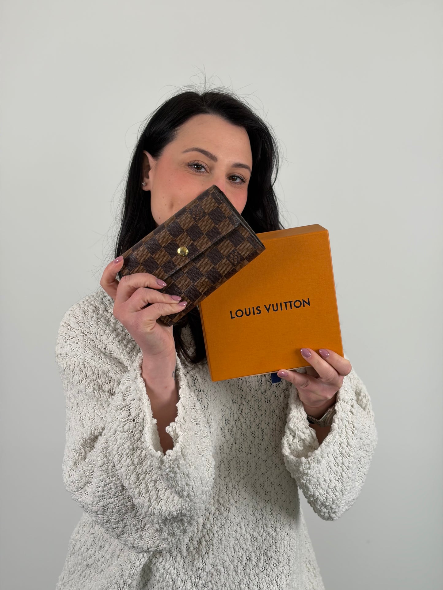 Portafoglio Louis Vuitton Damier Ébène