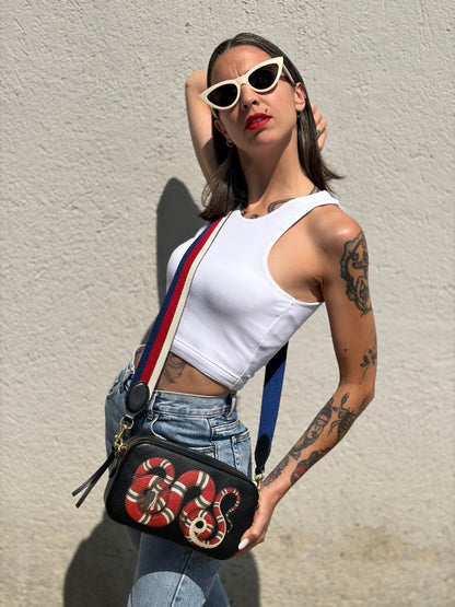 Camera Bag Gucci Snake nera