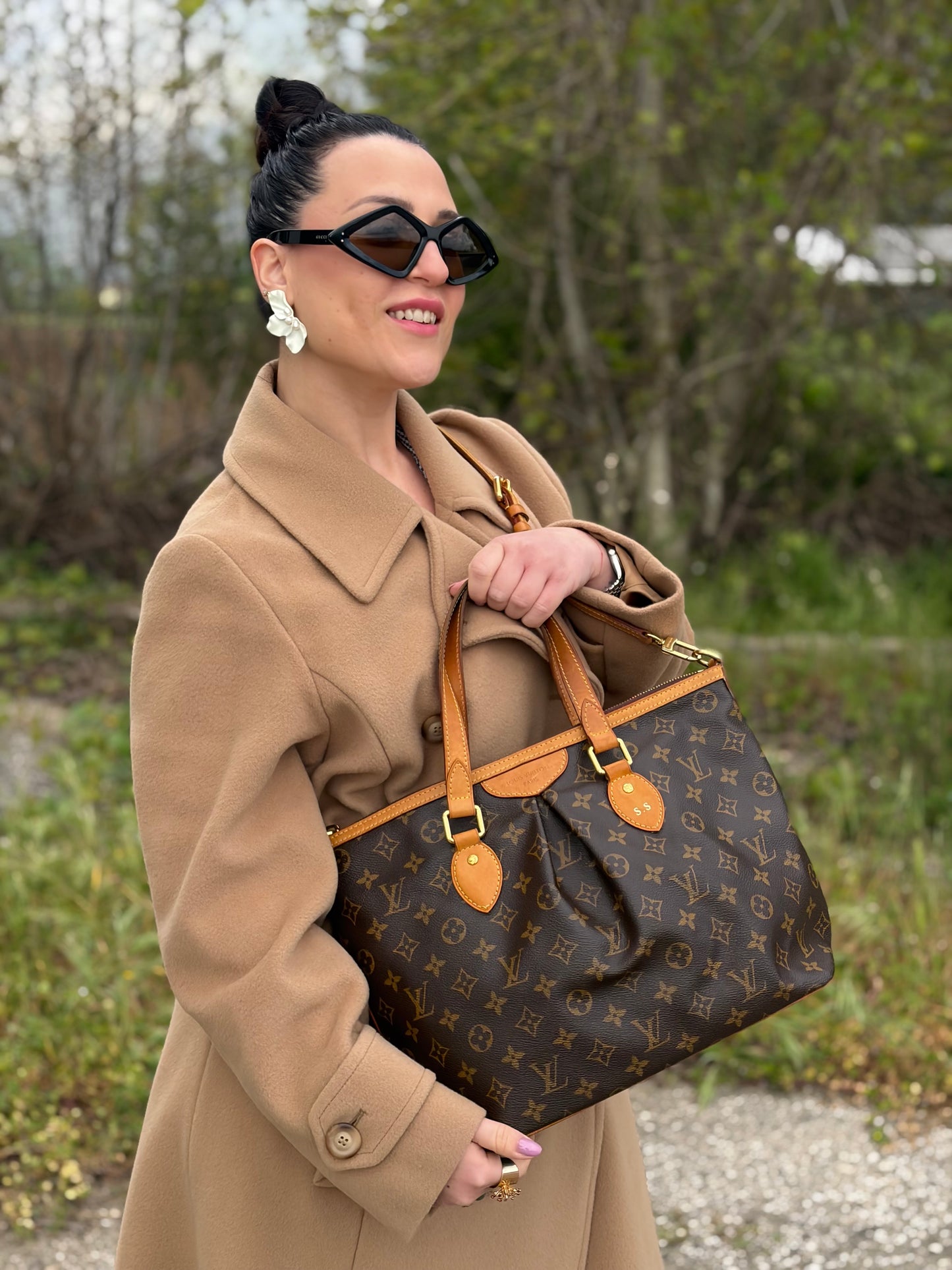 Palermo PM Louis Vuitton monogram personalizzata