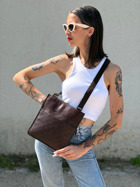Tracolla Gucci Guccissima