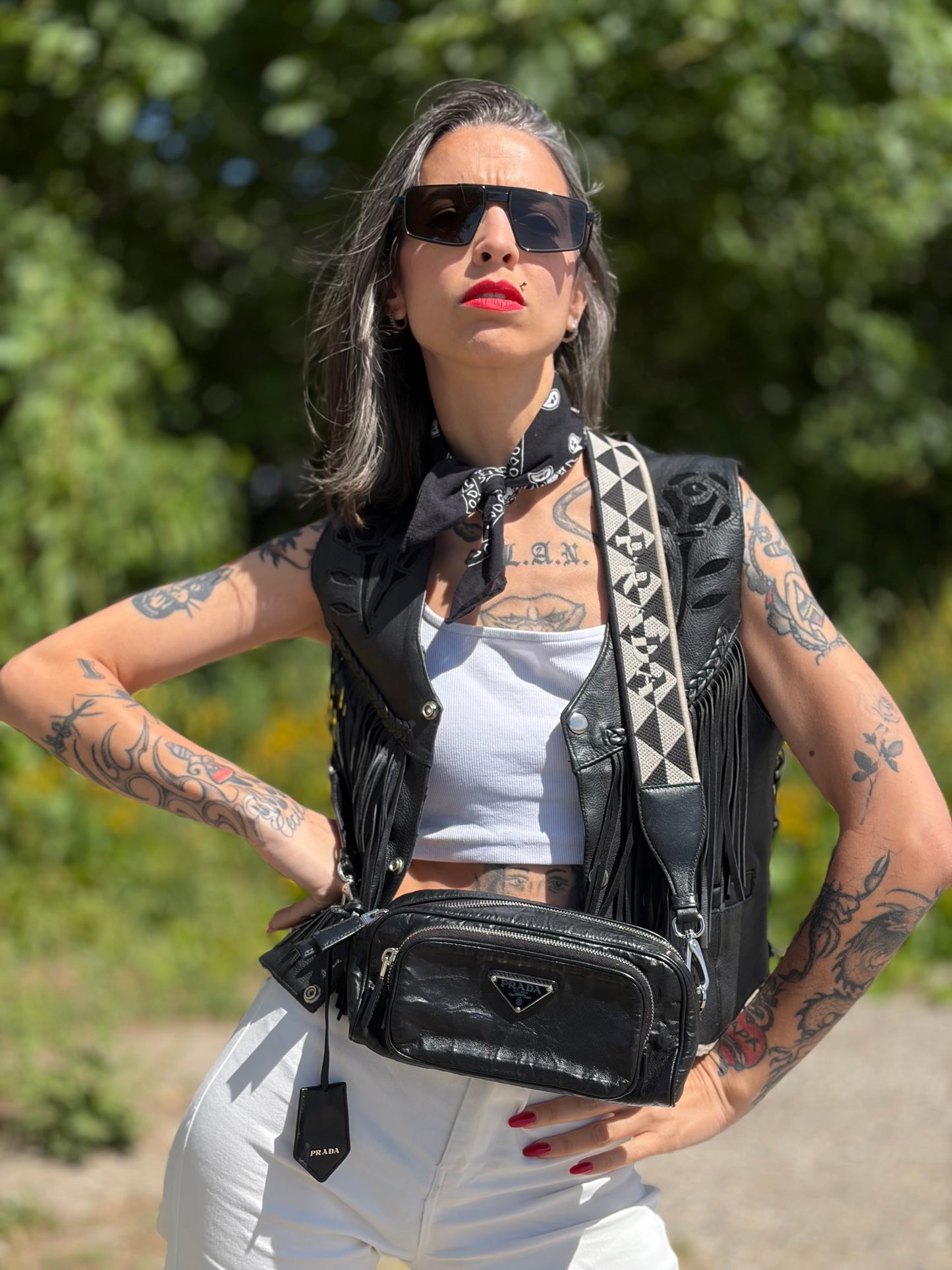 Prada Antique in nappa nera