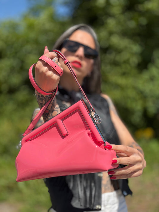 Borsa Fendi First rosa