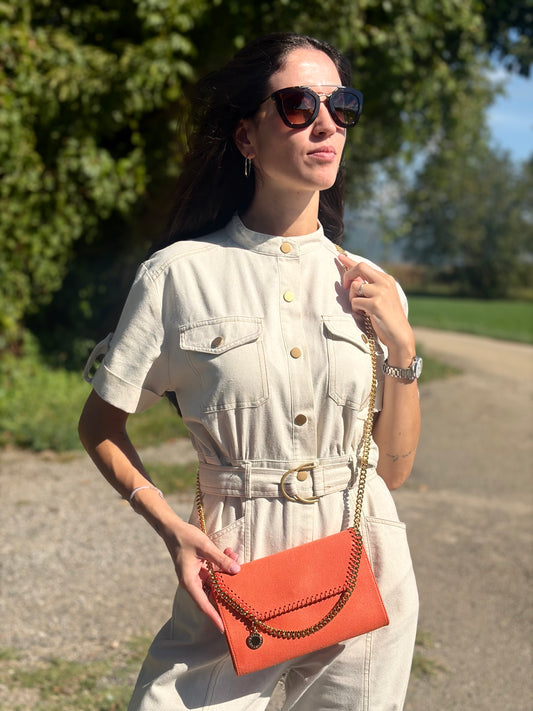 Tracolla Falabella Stella McCartney arancione