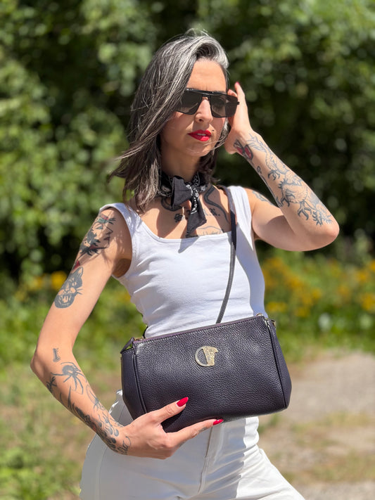 Borsa Versace Collezione viola