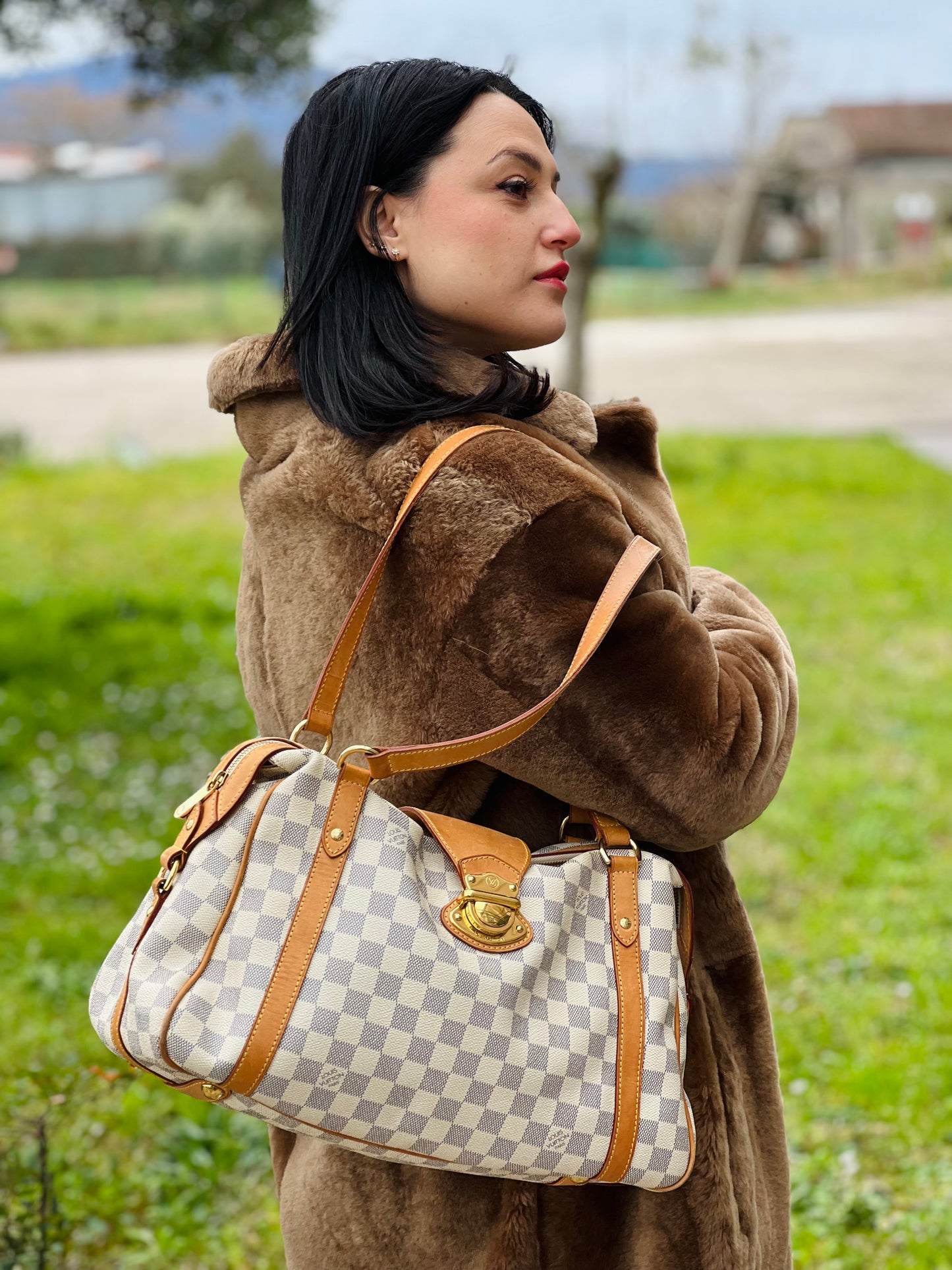 Borsa LV Stresa GM Damier Azur