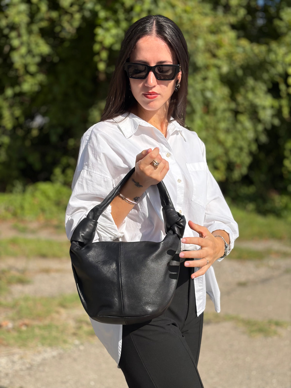 Double Knot Bottega Veneta nera