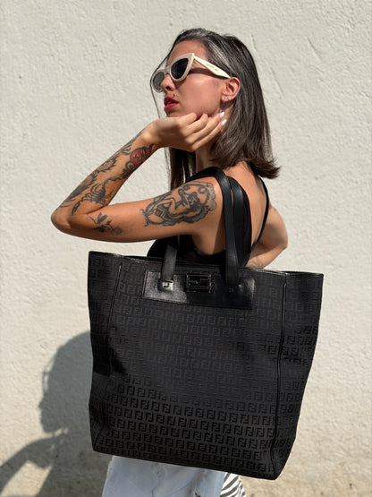 Tote Fendi zucchino nera
