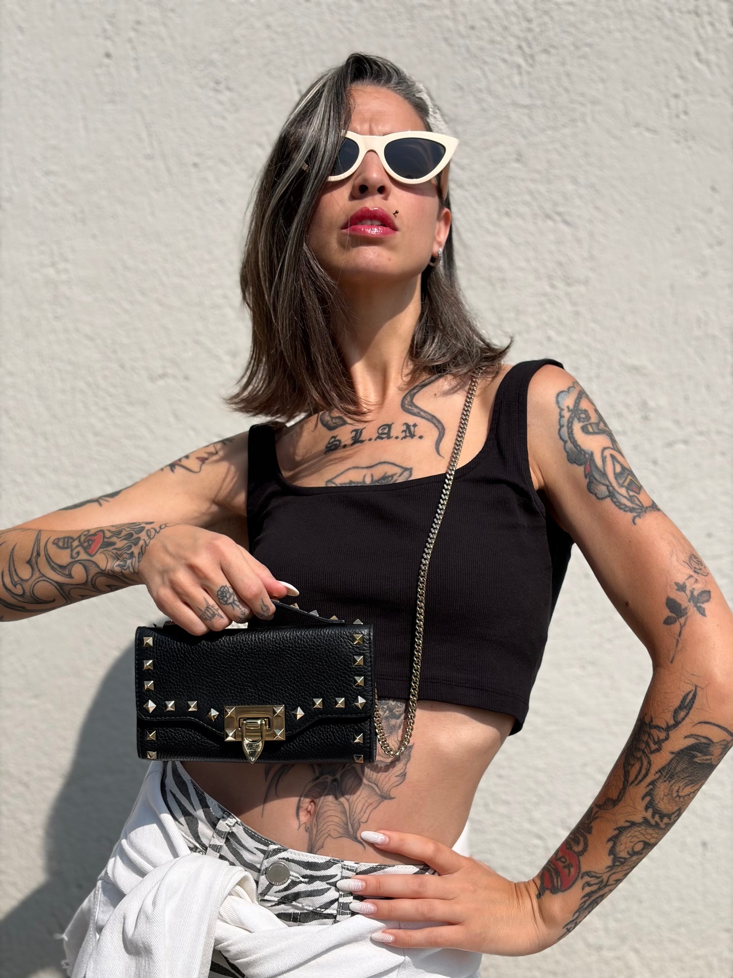Wallet on chain Rockstud Valentino Garavani