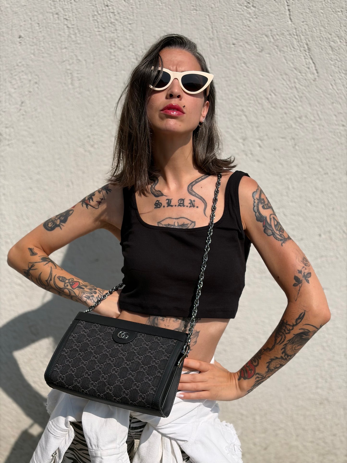 Borsa Gucci Ophidia denim