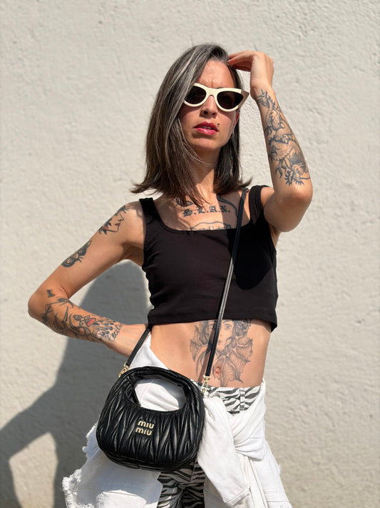 Borsa Miu Miu Wander matelassé Mini