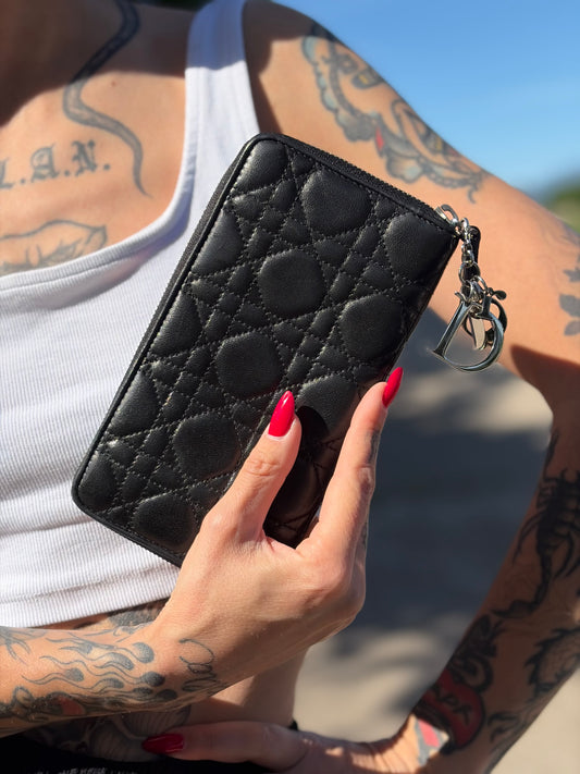 Portafoglio Dior Cannage