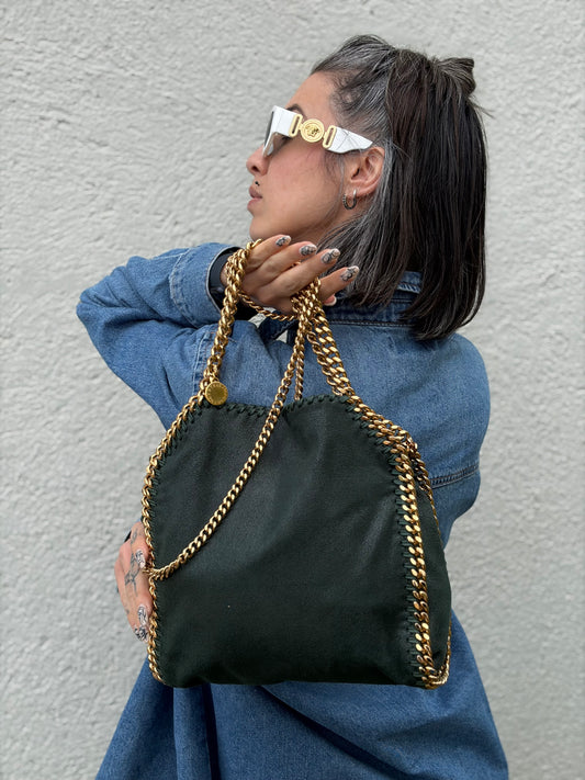 Falabella Mini Stella McCartney verde