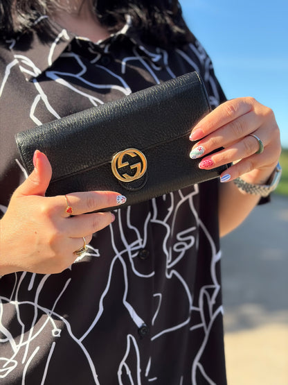 Portafoglio Gucci Interlocking