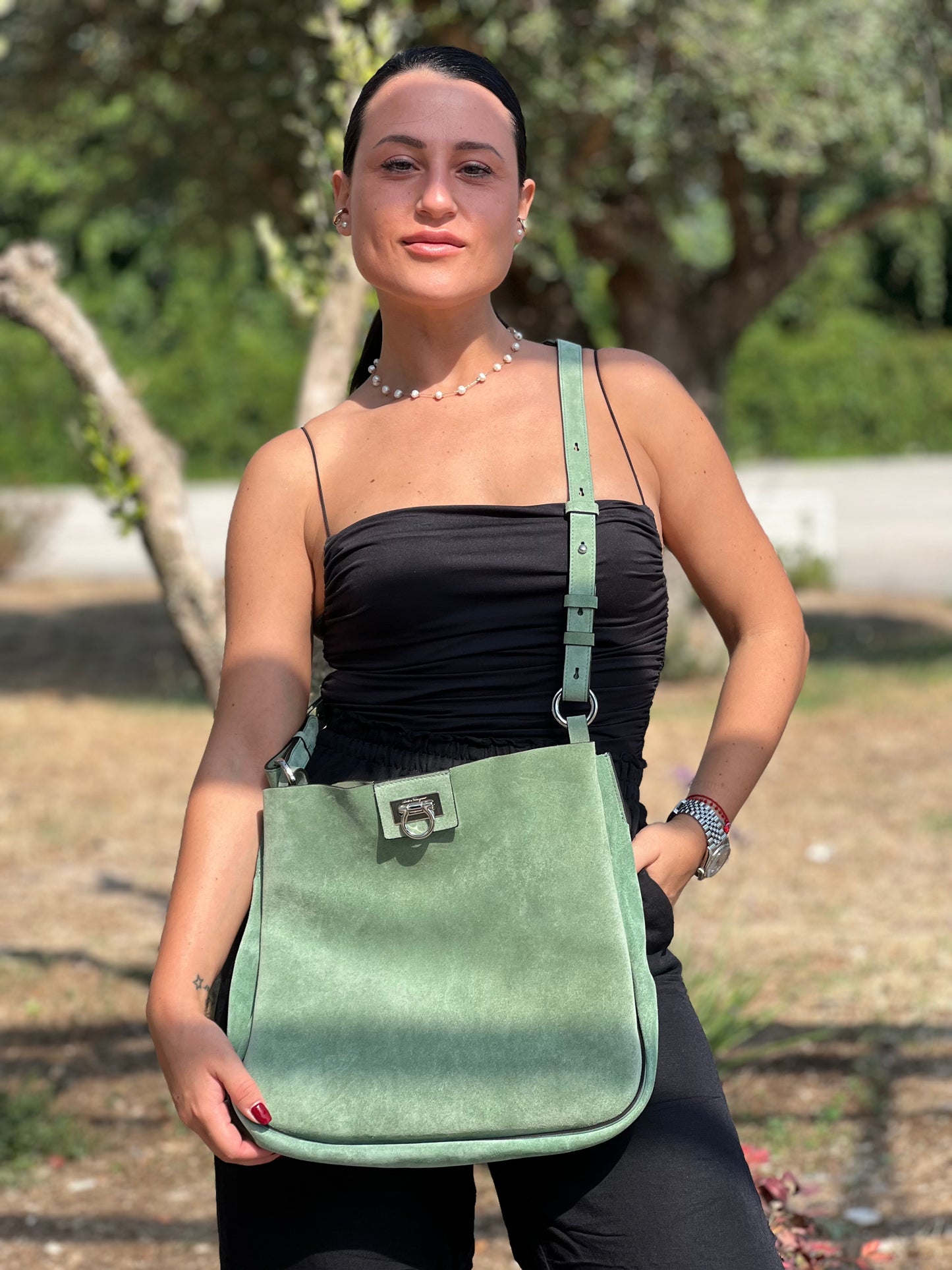 Tracolla Salvatore Ferragamo