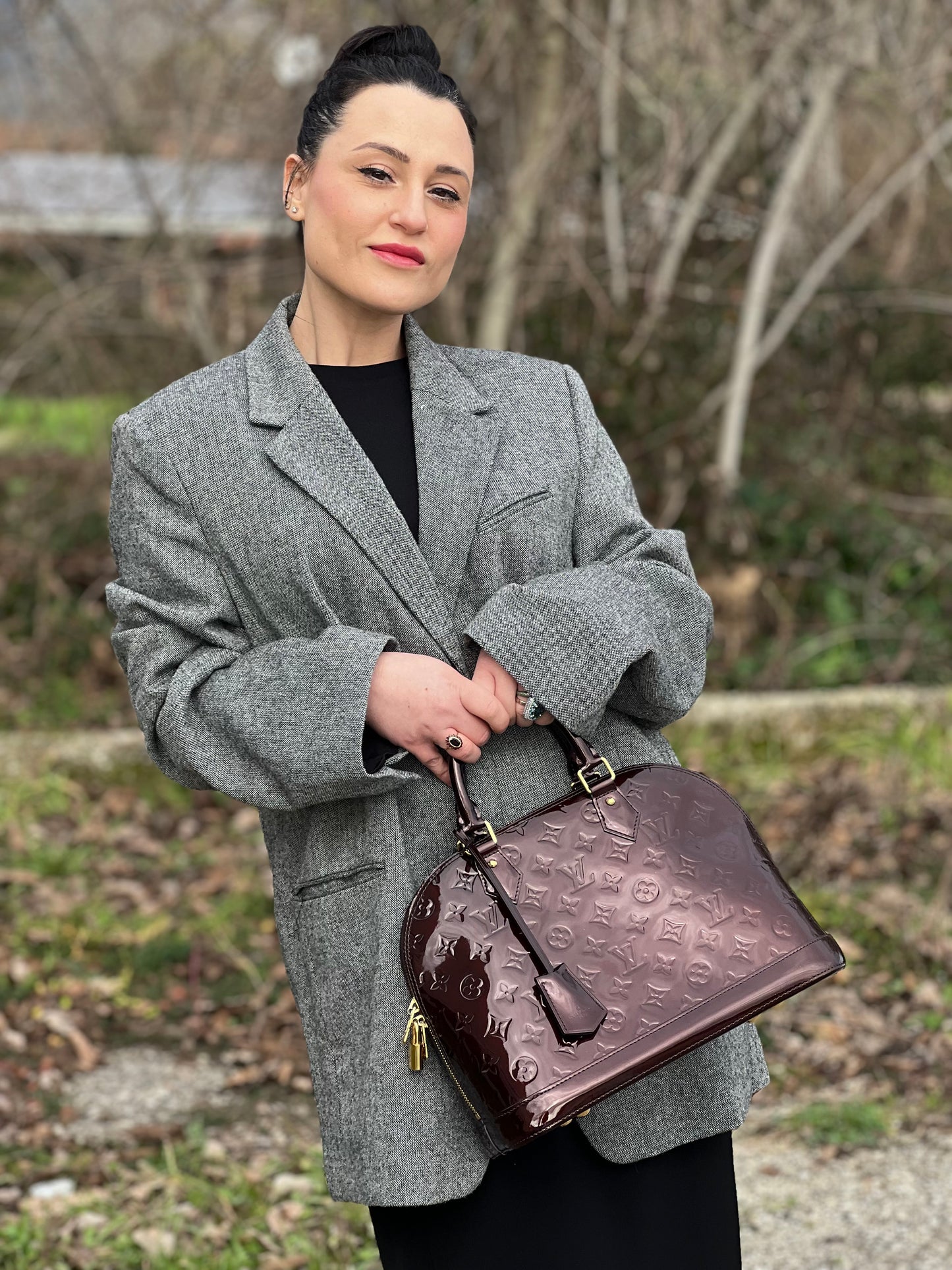 Borsa Alma PM Vernis Louis Vuitton