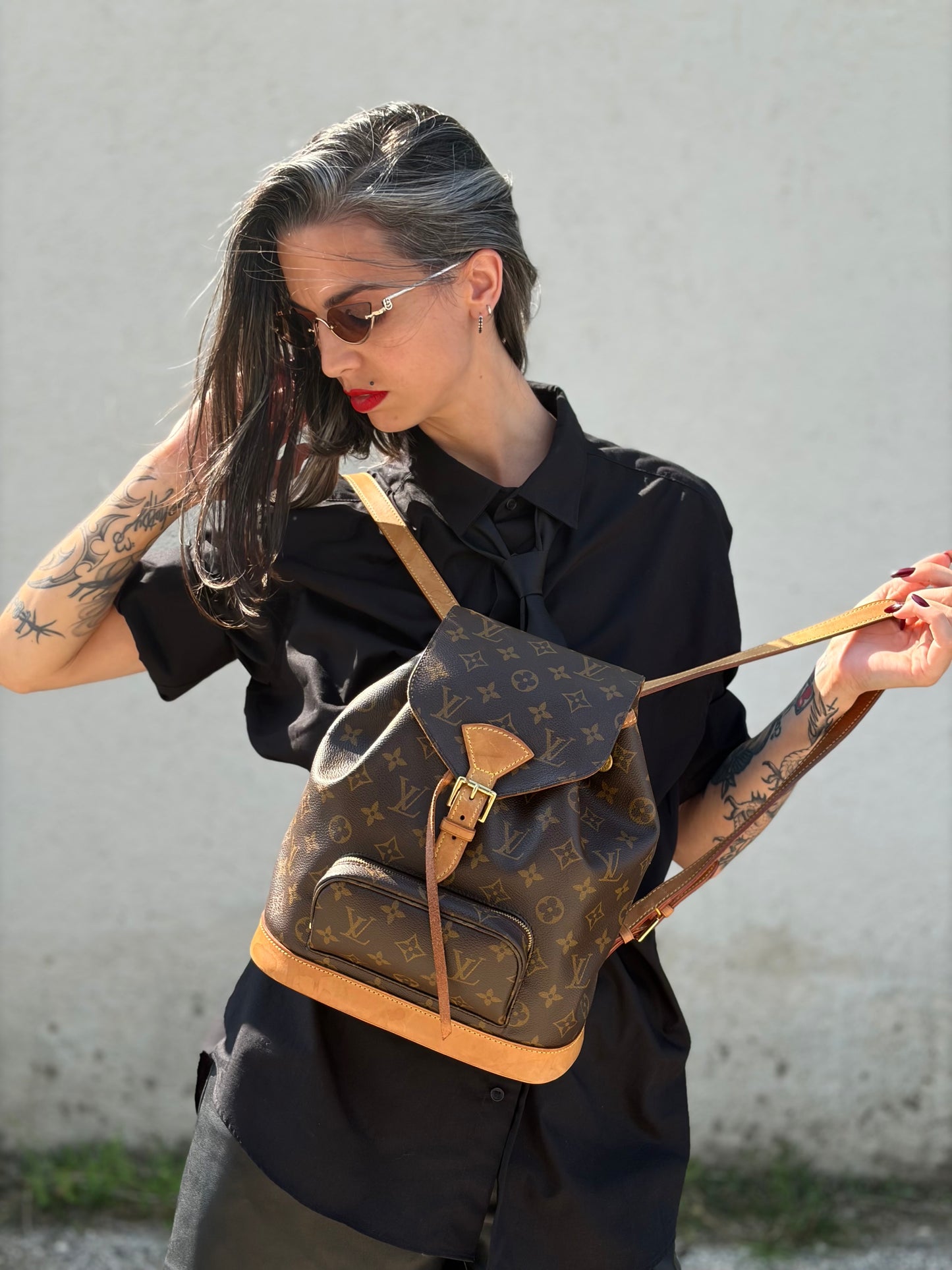 Zaino Montsouris mini Louis Vuitton