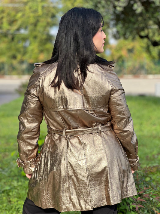 Trench Burberry oro tg 40