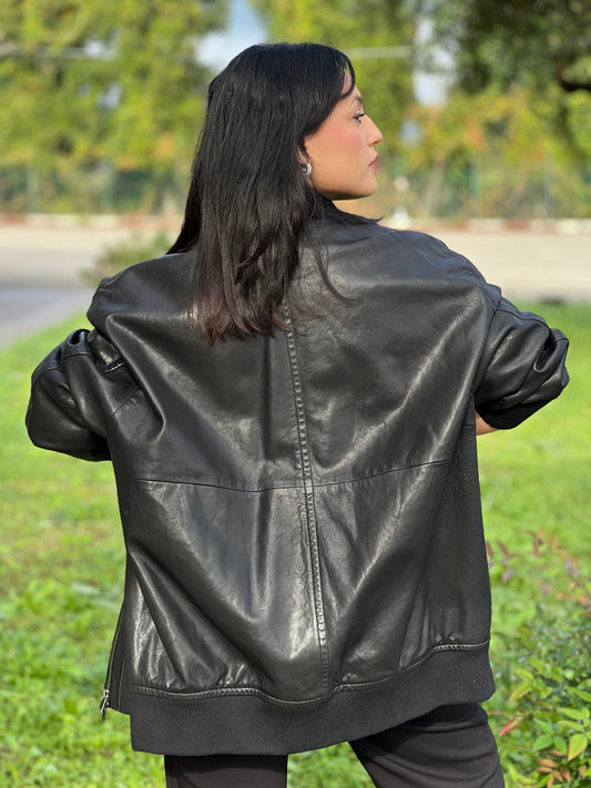 Giacca in pelle Weekend Max Mara