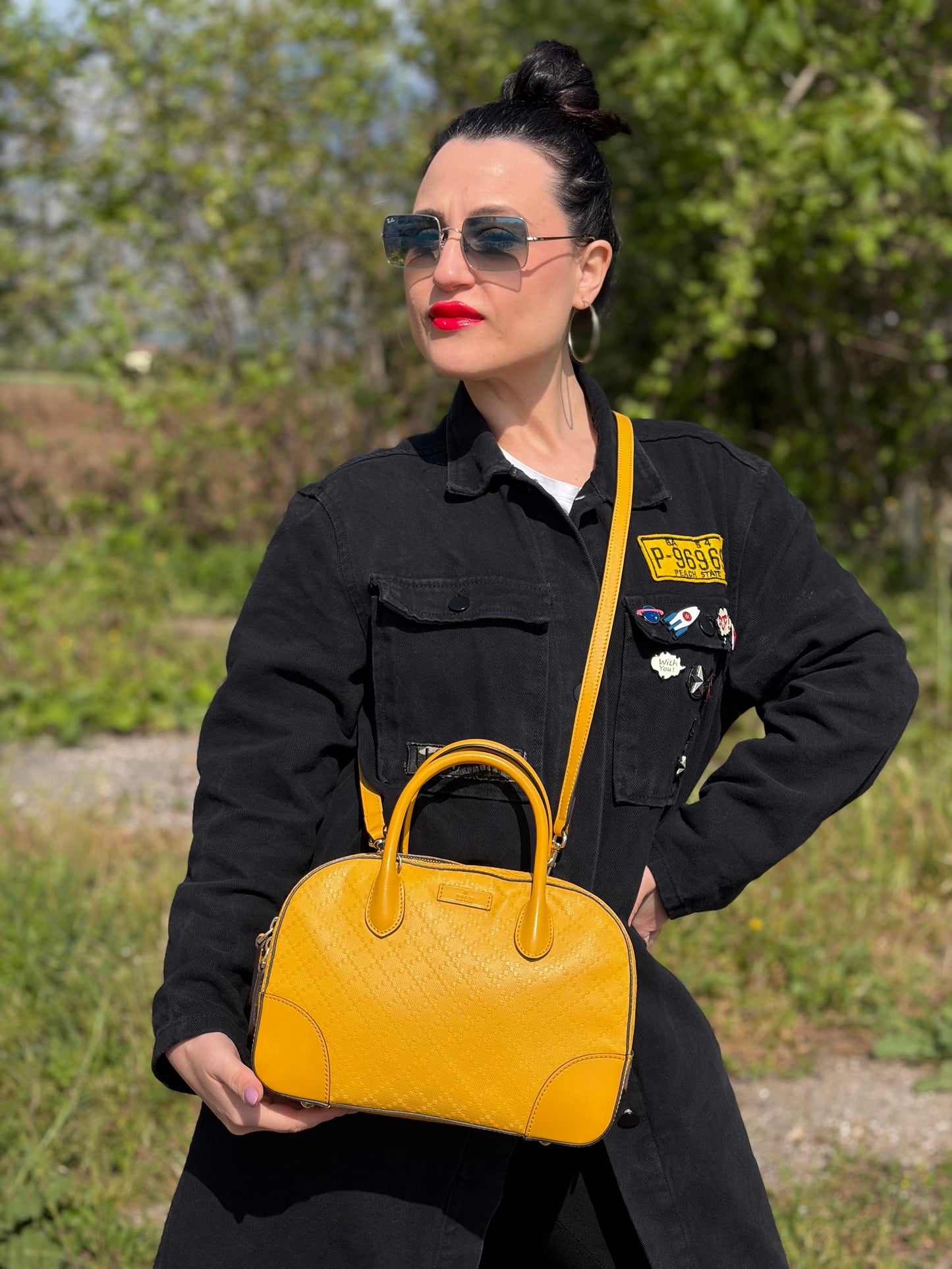 Bauletto Gucci diamante