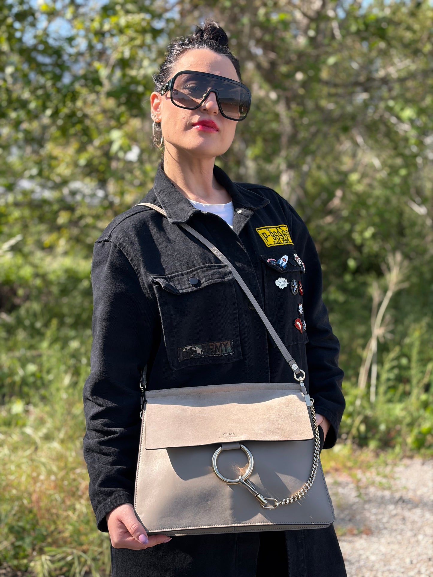 Borsa Faye Chloè beige