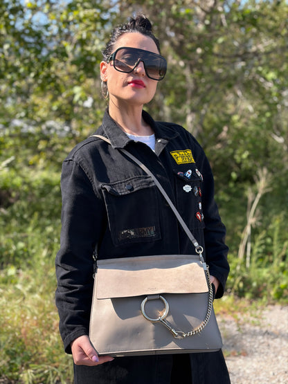 Borsa Faye Chloè beige