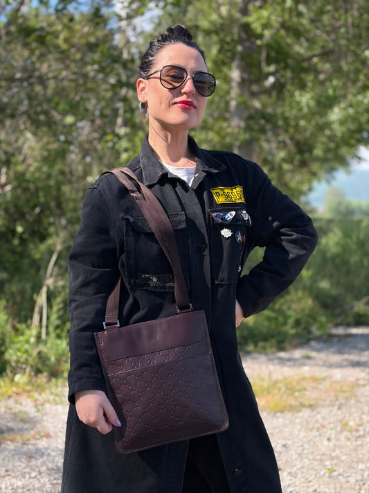 Tracolla Gucci Guccissima