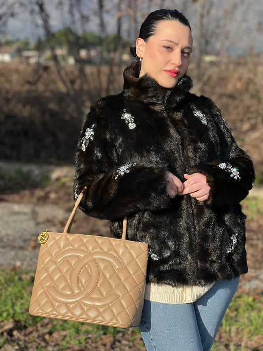 Borsa Chanel Médallion beige