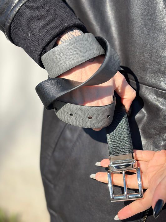 Cintura Prada double face tg. 46