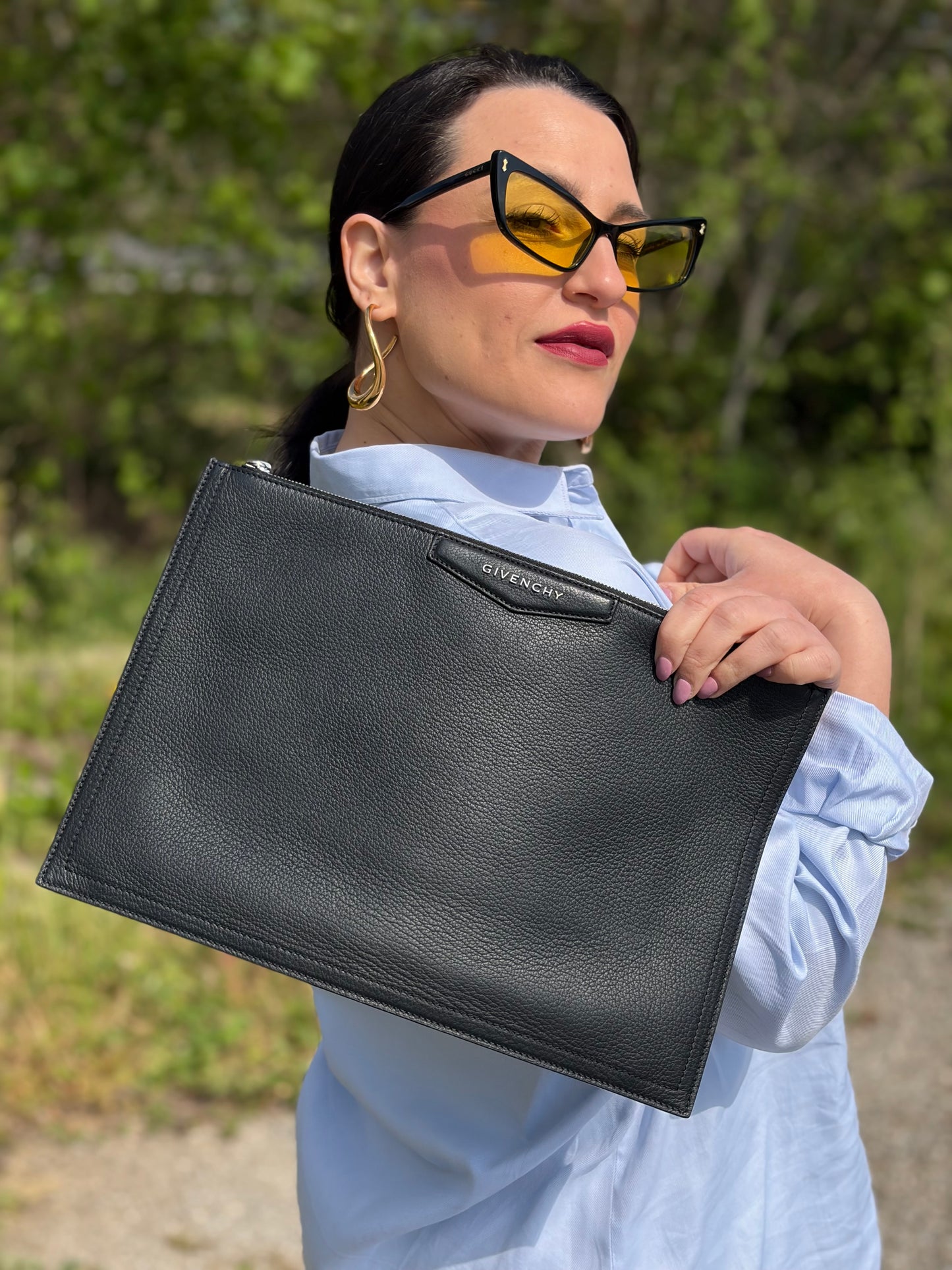 Pochette Givenchy Antigona nera