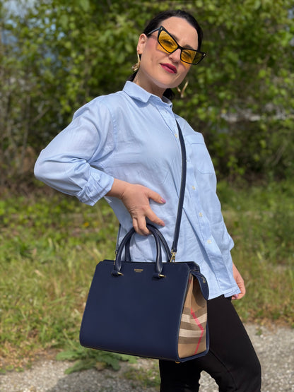 Tote Banwell Burberry blu